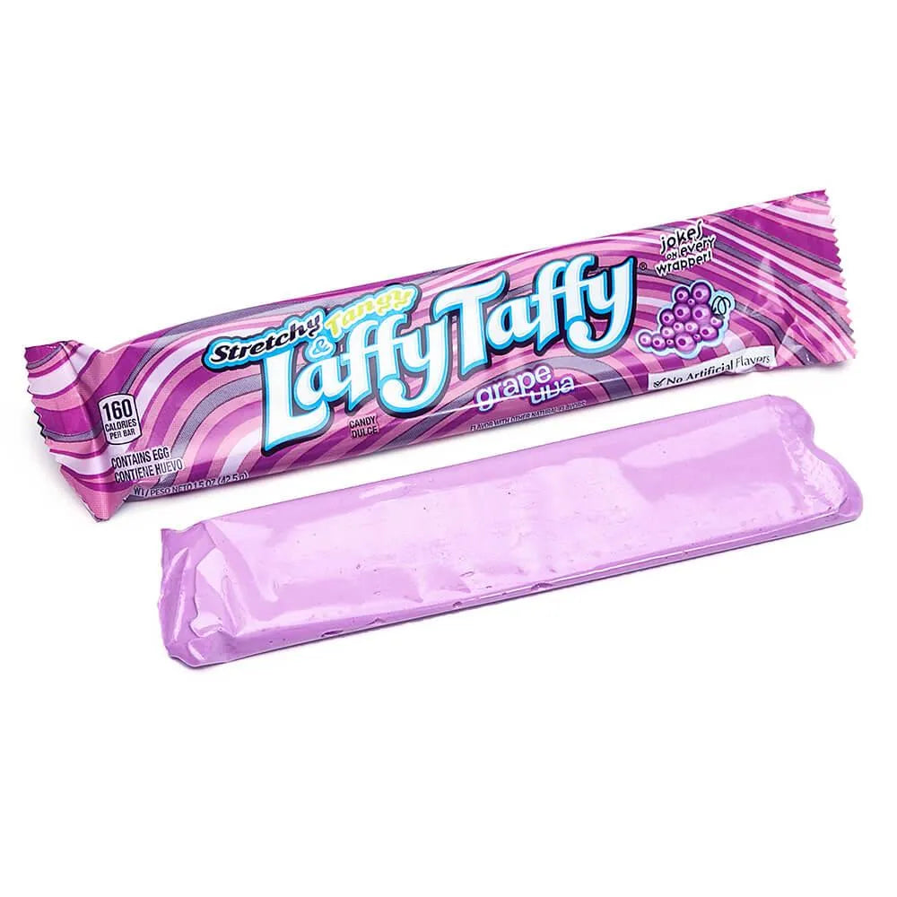 Laffy Taffy Candy Bars - Grape: 24-Piece Box