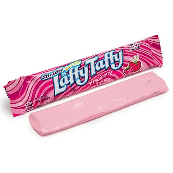 Laffy Taffy Candy Bars - Strawberry: 24-Piece Box