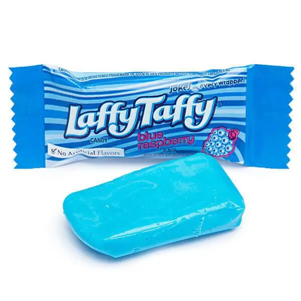 Laffy Taffy Candy - Blue Raspberry: 145-Piece Tub