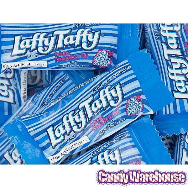 Laffy Taffy Candy - Blue Raspberry: 145-Piece Tub