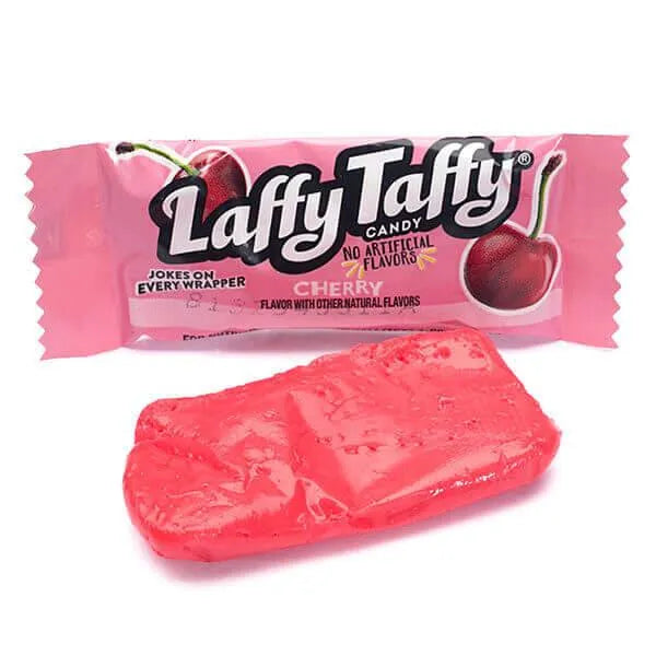 Laffy Taffy Candy - Cherry: 145-Piece Tub