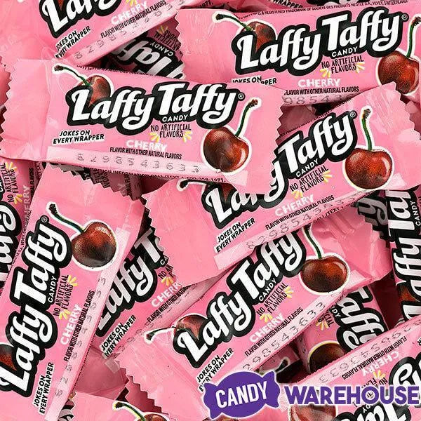 Laffy Taffy Candy - Cherry: 145-Piece Tub