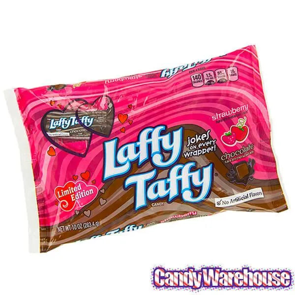 Laffy Taffy Candy - Chocolate and Strawberry Mix: 25-Piece Bag