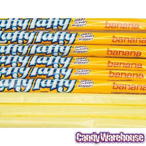 Laffy Taffy Candy Ropes - Banana: 24-Piece Box