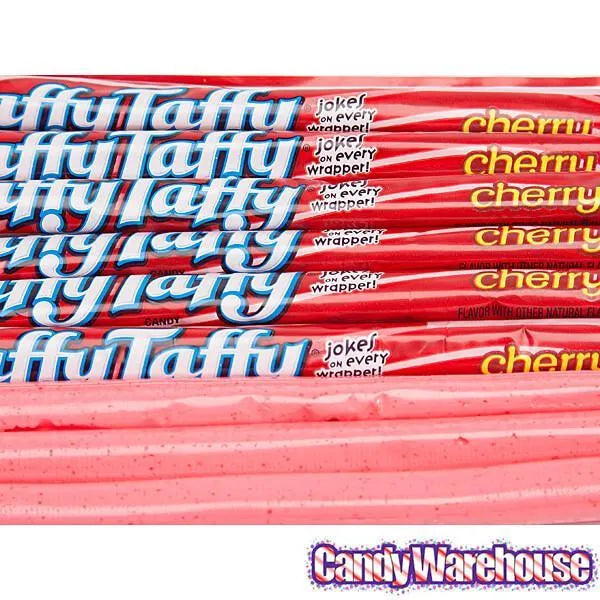 Laffy Taffy Candy Ropes - Cherry: 24-Piece Box