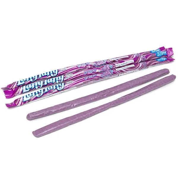 Laffy Taffy Candy Ropes - Grape: 24-Piece Box