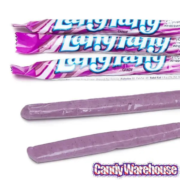 Laffy Taffy Candy Ropes - Grape: 24-Piece Box