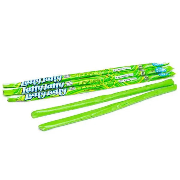 Laffy Taffy Candy Ropes - Sour Apple: 24-Piece Box