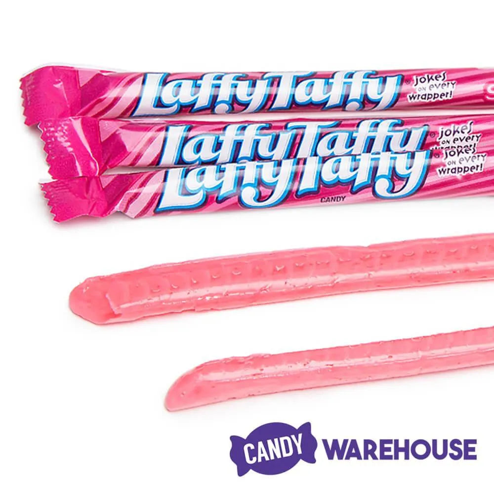 Laffy Taffy Candy Ropes - Strawberry: 24-Piece Box