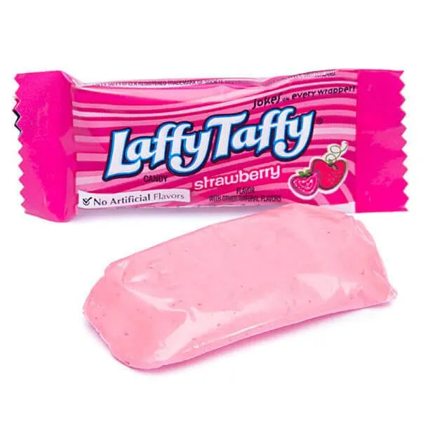 Laffy Taffy Candy - Strawberry: 145-Piece Tub