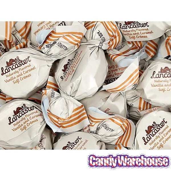 Lancaster Caramel and Vanilla Soft Cremes Candy: 8-Ounce Bag