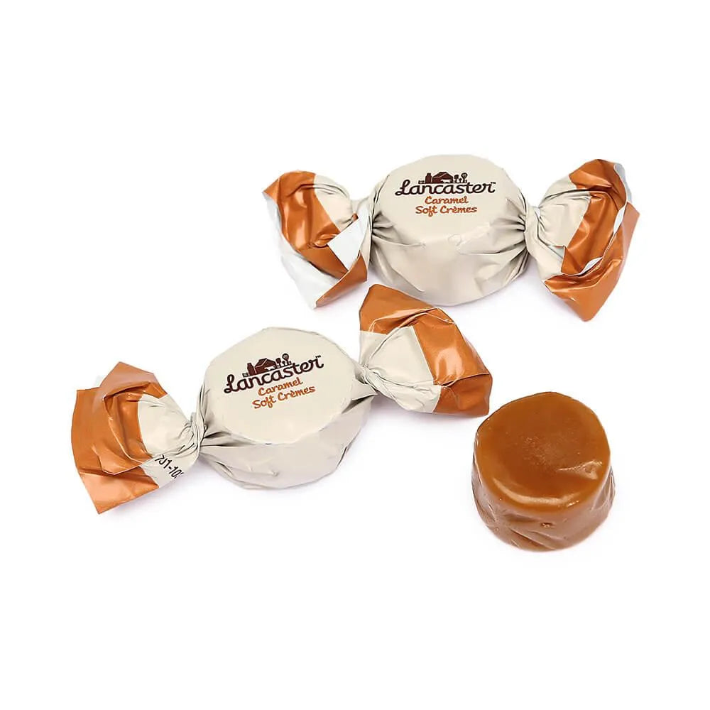 Lancaster Soft Cremes - Caramel and Vanilla - Caramel Candy Packs: 2-Piece Gift Box