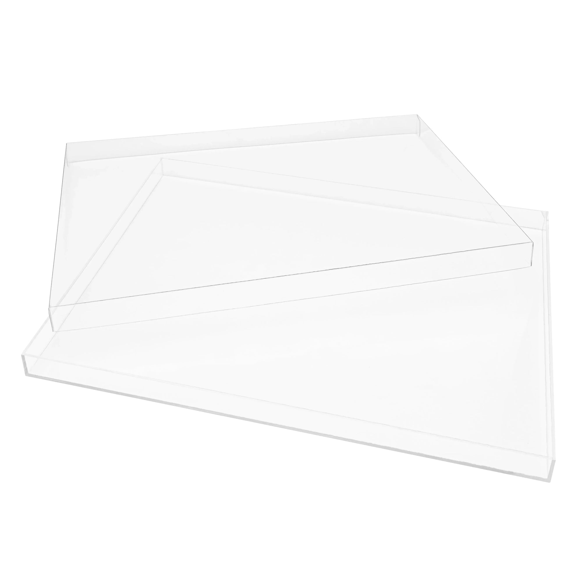 Clear Acrylic Serving Tray With Lid