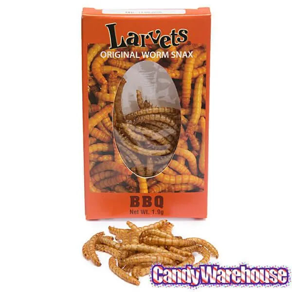 Larvets Snack Packs - 3 Flavor Assortment: 24-Piece Box