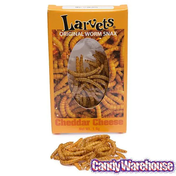 Larvets Snack Packs - 3 Flavor Assortment: 24-Piece Box