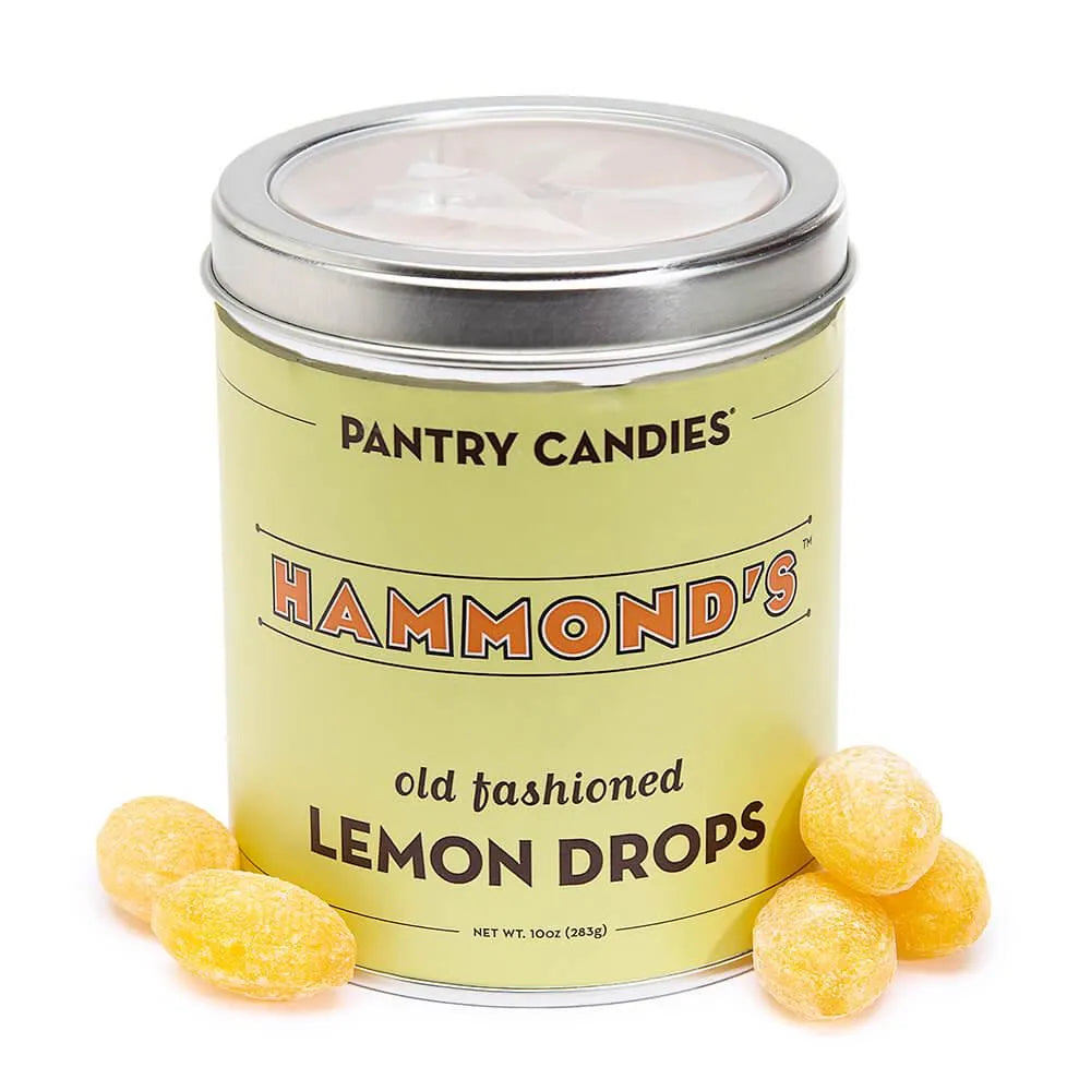 Lemon Drops Hard Candy: 10-Ounce Tin