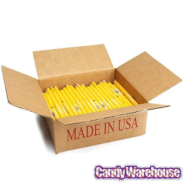 Lemon Hard Candy Sticks: 100-Piece Box