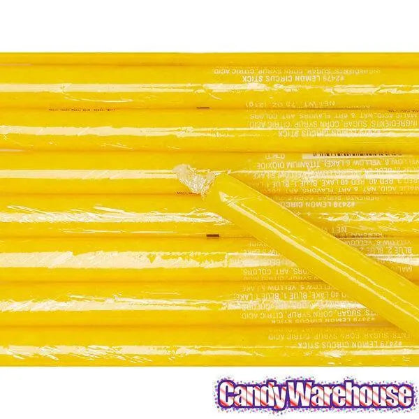 Lemon Hard Candy Sticks: 100-Piece Box