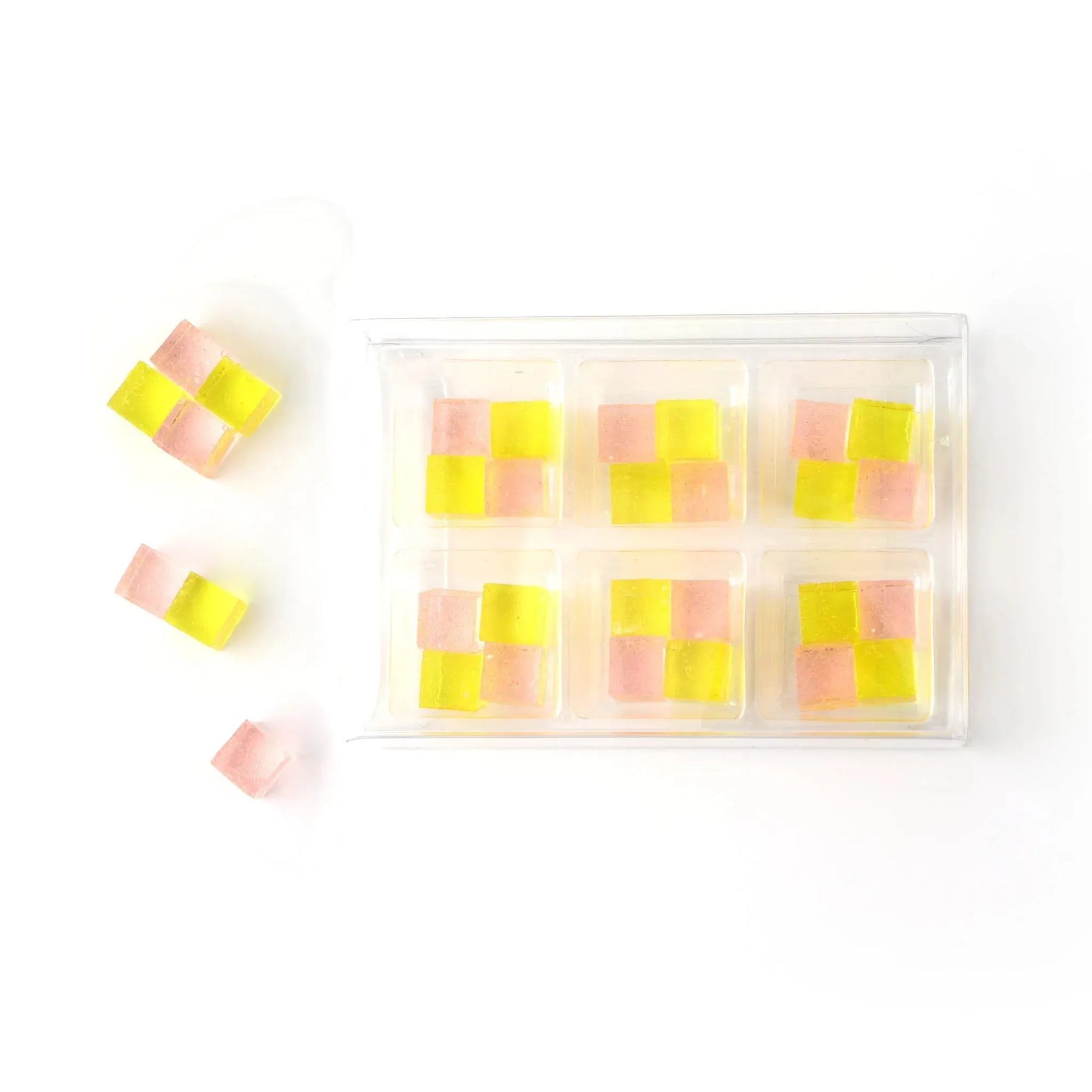 Pure Sugar Candy Strawberry Lemonade Candy Cubes