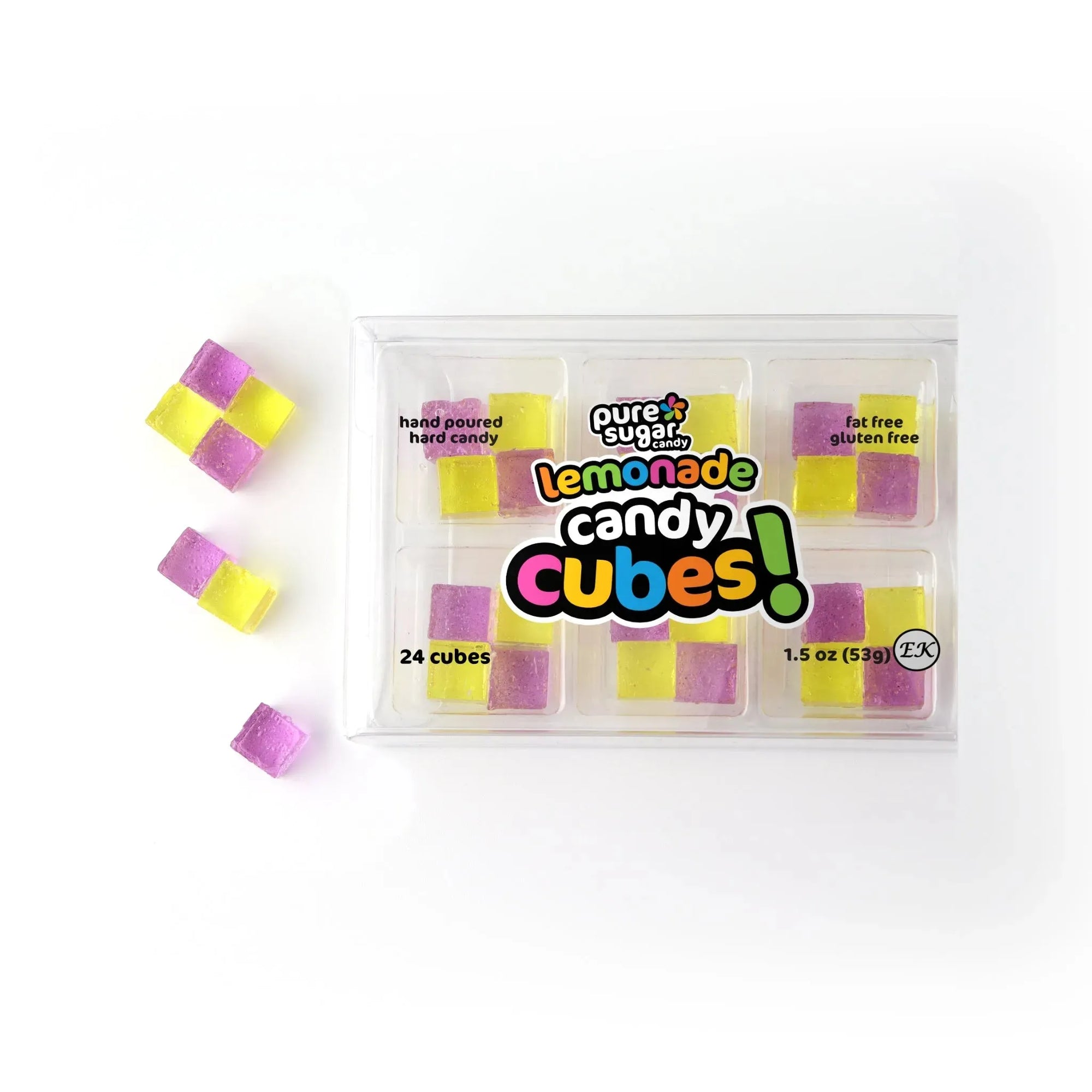 Pure Sugar Candy Blackberry Lemonade Candy Cubes