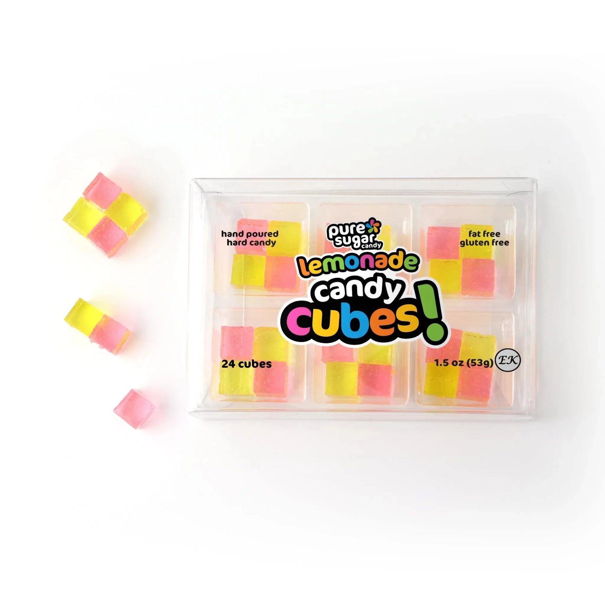 Pure Sugar Candy Watermelon Lemonade Candy Cubes