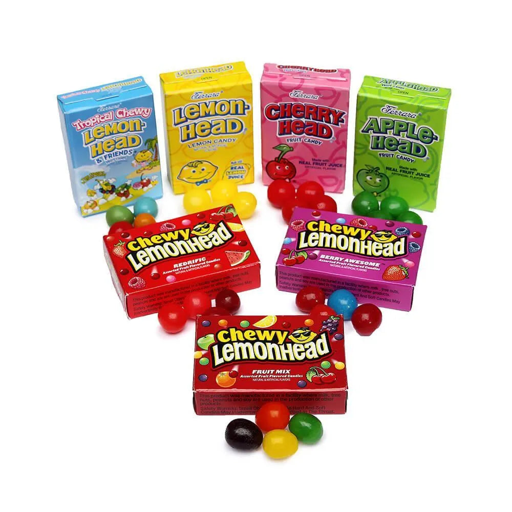 Lemonhead & Friends Candy Mini Packs: 50-Piece Bag