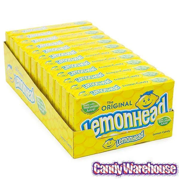 Lemonhead Candy 5-Ounce Packs: 12-Piece Box