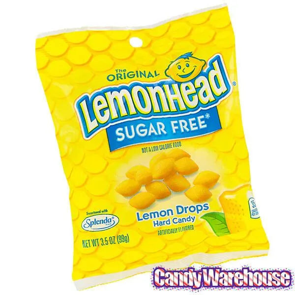 Lemonhead Sugar Free Lemon Drops Hard Candy: 2.6LB Box