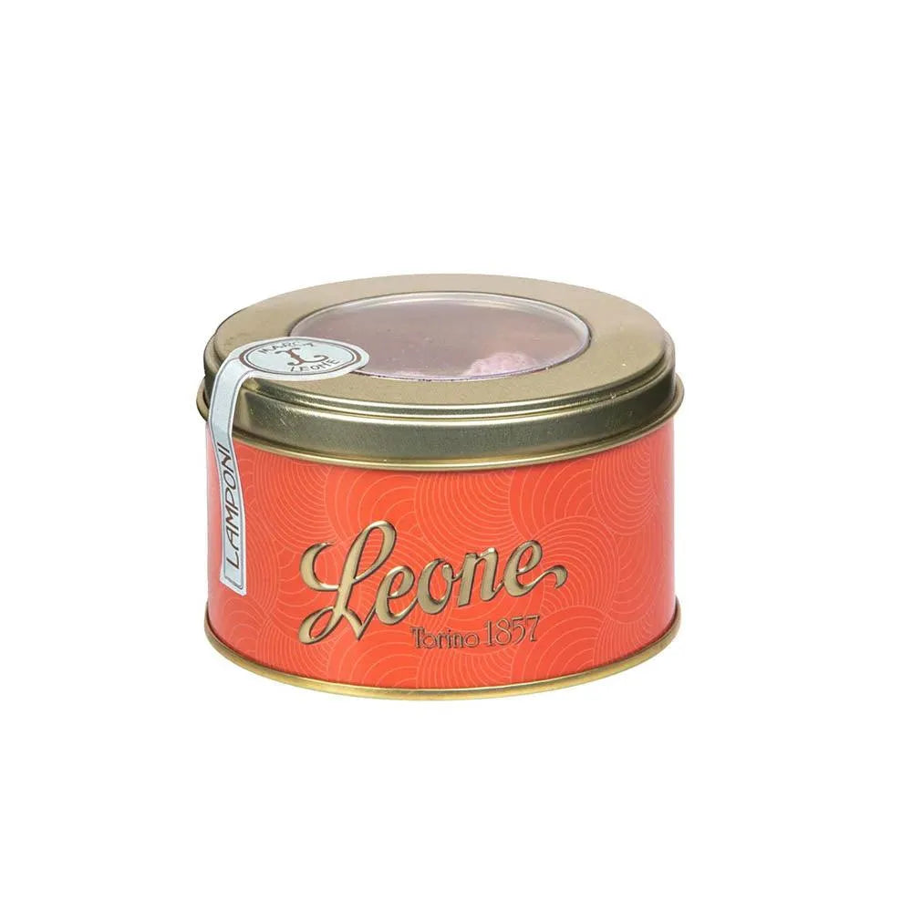 Leone Raspberries Candy Drops: 5-Ounce Tin