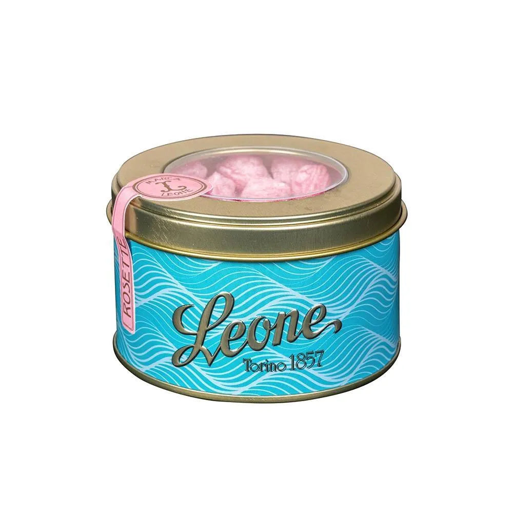 Leone Rose Candy Drops: 5-Ounce Tin