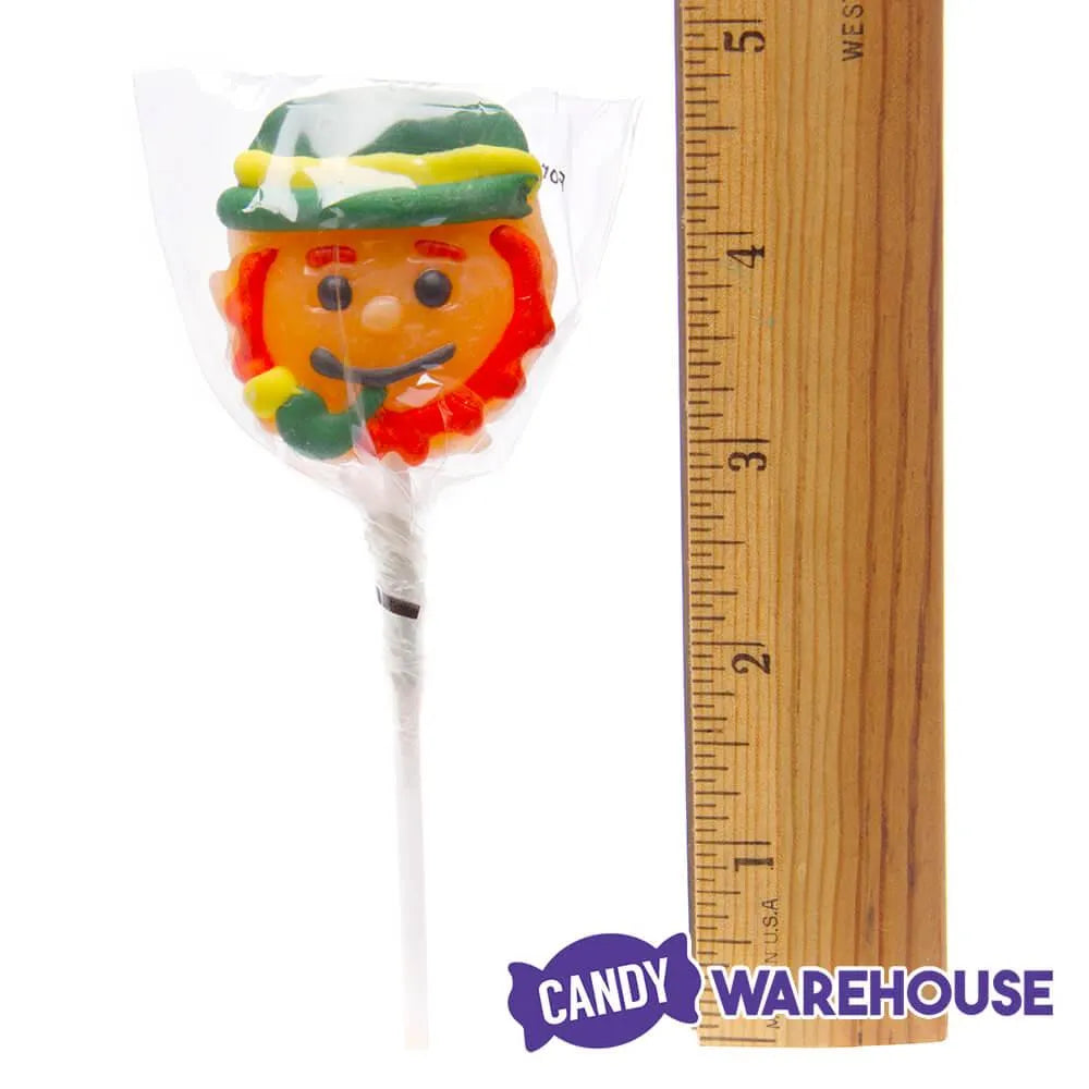 Leprechaun Character Lollipops: 12-Piece Box