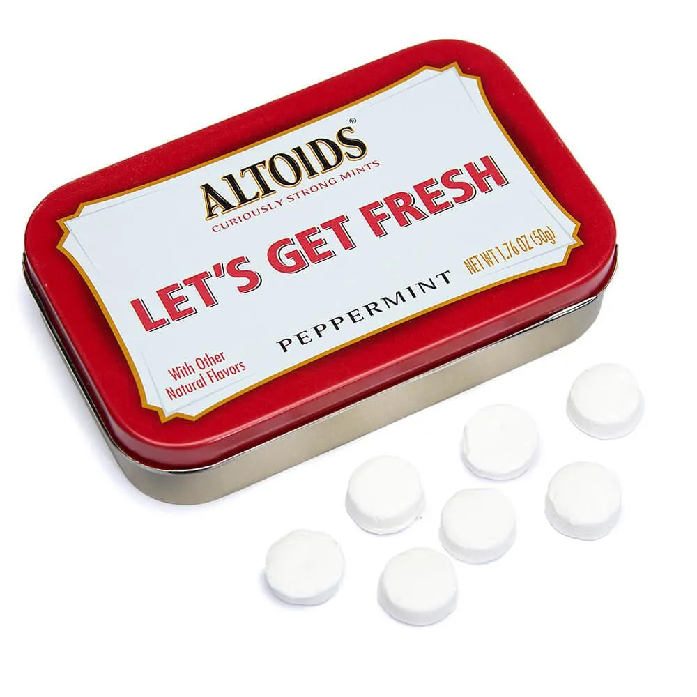 Let's Get Fresh Peppermint Altoids Mint Tins: 6-Piece Box