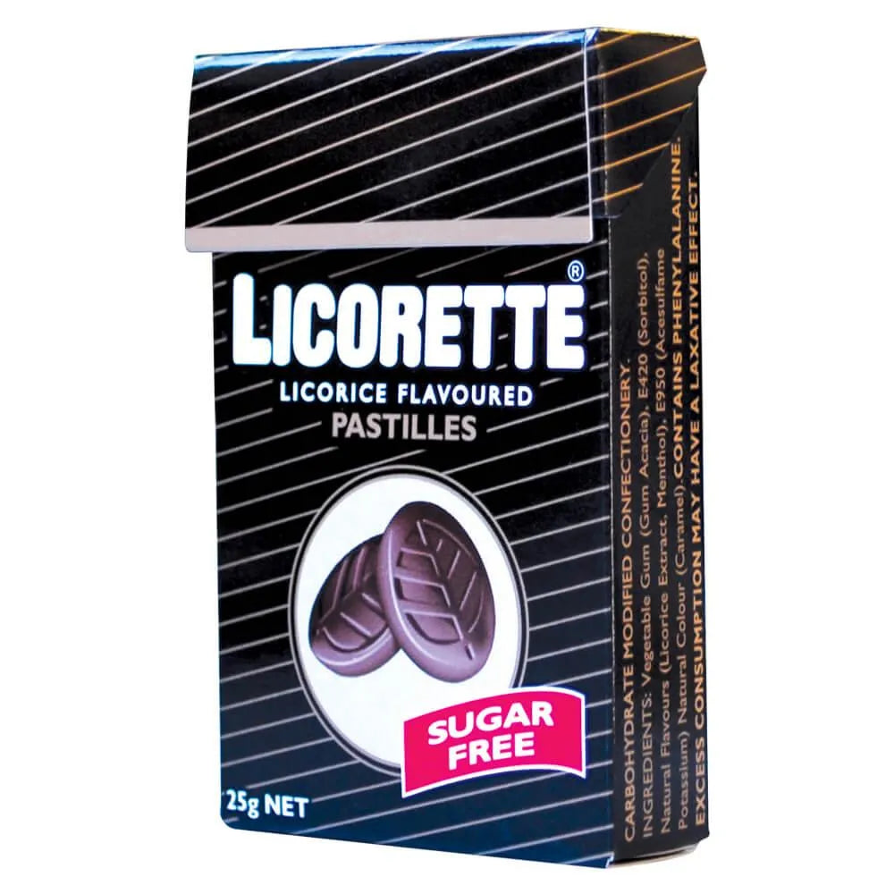 Licorette Sugar Free Candy Packs: 12-Piece Box