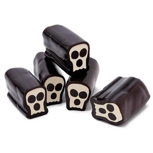 Licorice Skulls Candy: 5LB Bag