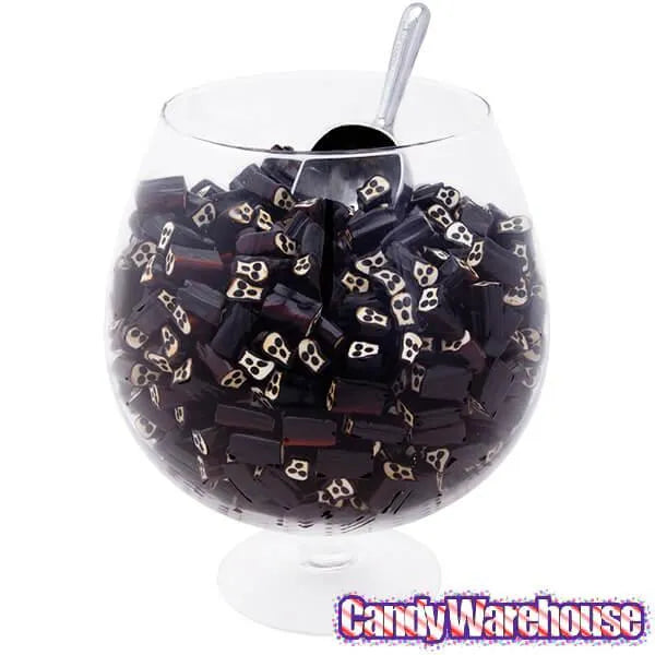 Licorice Skulls Candy: 5LB Bag