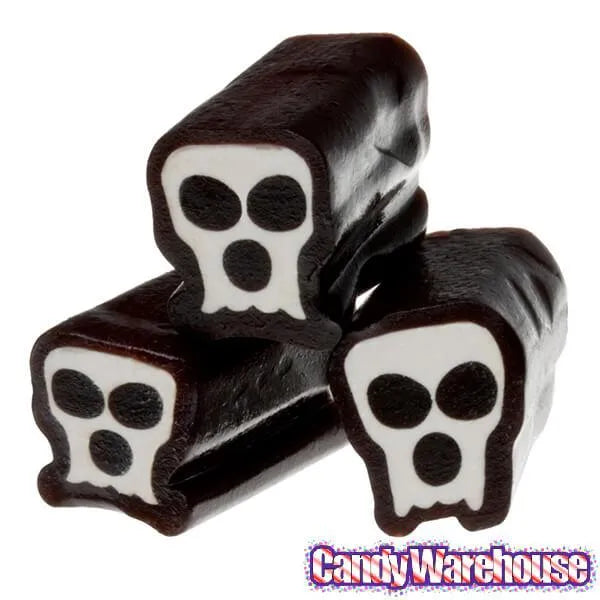 Licorice Skulls Candy: 5LB Bag