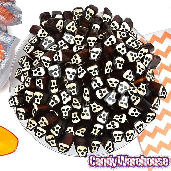 Licorice Skulls Candy: 5LB Bag