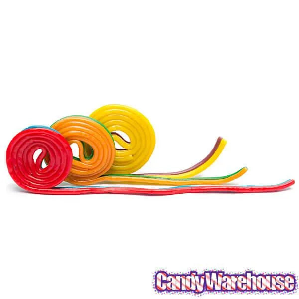 Licorice Wheels Two-Faced Rainbow Candy: 1KG Bag