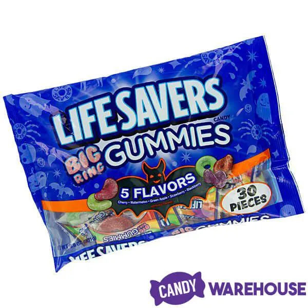 LifeSavers 5 Flavors Big Gummy Rings: 30-Piece Bag