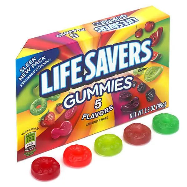 LifeSavers Gummies Candy 3.5-Ounce Packs - 5 Flavors: 12-Piece Box