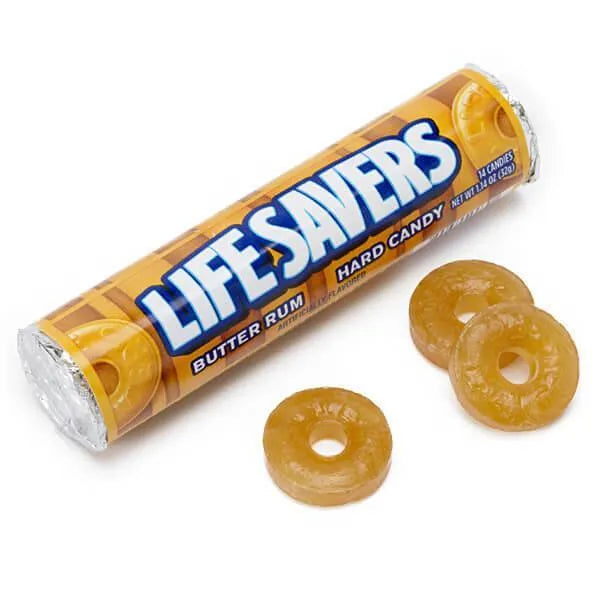 LifeSavers Hard Candy Rolls - Butter Rum: 20-Piece Pack