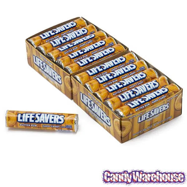 LifeSavers Hard Candy Rolls - Butter Rum: 20-Piece Pack