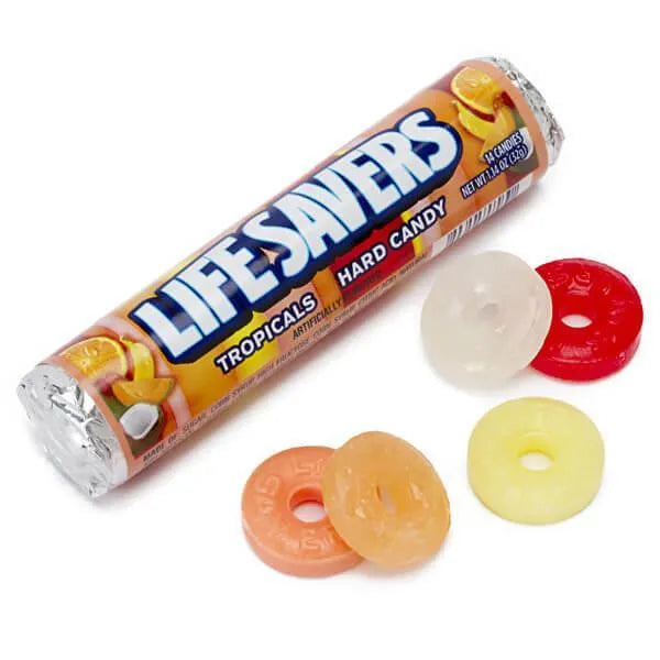 LifeSavers Hard Candy Rolls - Tropical Fruits: 20-Piece Pack