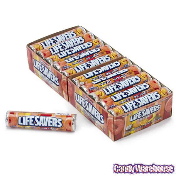 LifeSavers Hard Candy Rolls - Tropical Fruits: 20-Piece Pack