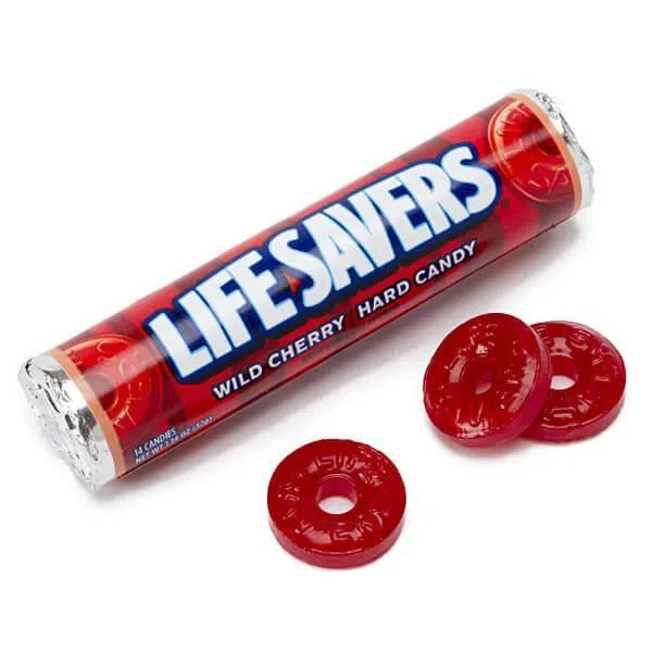 LifeSavers Hard Candy Rolls - Wild Cherry: 20-Piece Pack