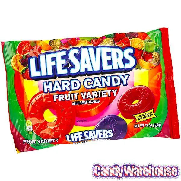 LifeSavers Hard Candy Singles - 10 Flavors Assortment: 1200-Piece Case