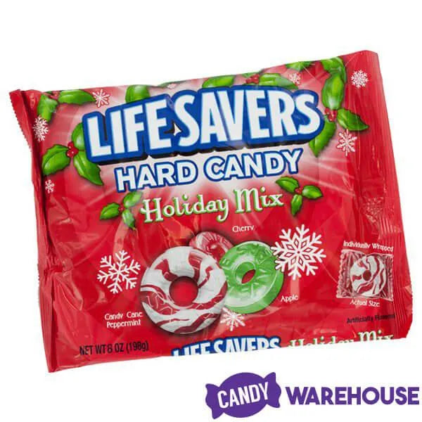 LifeSavers Hard Candy Singles - Holiday Mix: 50-Piece Bag