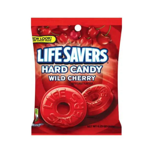 LifeSavers Hard Candy Singles - Wild Cherry: 500-Piece Case