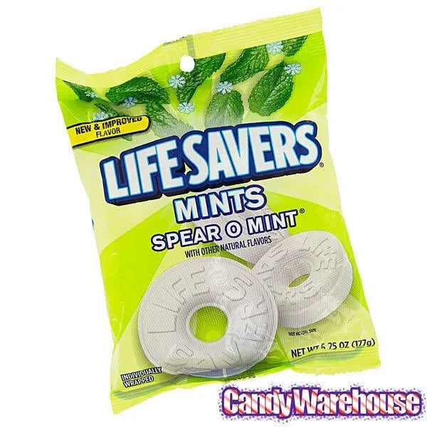 LifeSavers Mint Singles - Spear-O-Mint: 500-Piece Case