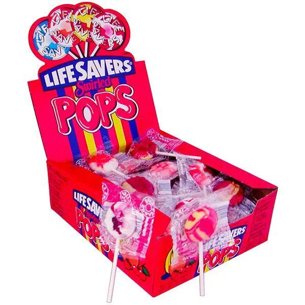 LifeSavers Swirl Pops: 50-Piece Box